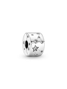 Pandora Srebrny charms z cyrkoniami rozmiar: onesize. Szare zawieszki Pandora, z cyrkonią, srebrne. Za 204,95 zł.