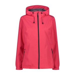 Damska wodoodporna kurtka ripstop z kapturem CMP. Czerwone kurtki CMP, na wiosnę, xs, bez wzorów, z kapturem. Za 306,50 zł.