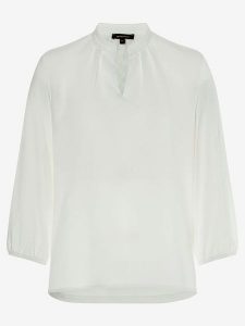 More & More Bluzka w kolorze białym rozmiar: 40. Białe bluzki More & More, bez wzorów, bez kołnierzyka, bez ramiączek. Za 123,45 zł.