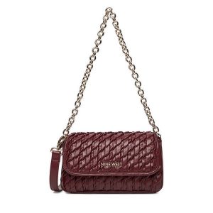 Torebka Nine West. Czerwone torebki klasyczne Nine West, bez wzorów, bez dodatków. Za 229,99 zł.