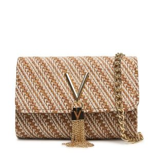 Torebka Valentino. Brązowe torebki klasyczne Valentino, bez wzorów, bez dodatków. Za 339,99 zł.