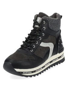 Ara Shoes Botki w kolorze czarno-biało-antracytowym rozmiar: 42. Białe botki Ara Shoes, bez wzorów, bez obcasa, na platformie, bez zapięcia. Za 153,71 zł.