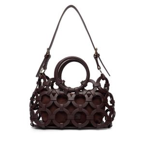 Torebka GINO ROSSI. Brązowe torebki klasyczne Gino Rossi, bez wzorów, bez dodatków. Za 299,99 zł.