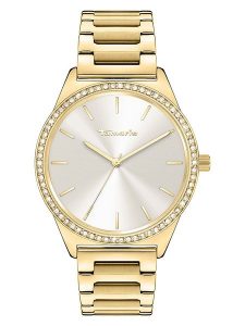 Tamaris Zegarek kwarcowy w kolorze złoto-srebrnym rozmiar: onesize. Szare, analogowe zegarki Tamaris. Za 173,99 zł.