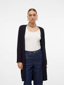 Vero Moda Kardigan "Saba" w kolorze czarnym rozmiar: XS. Czarne kardigany Vero Moda, ze splotem. Za 136,13 zł.