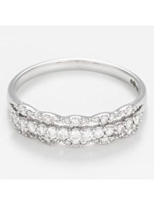 LE DIAMANTAIRE Złoty pierścionek "Guipure" z diamentami rozmiar: 52. Szare pierścionki LE DIAMANTAIRE, z diamentem, złote. Za 1 594,95 zł.