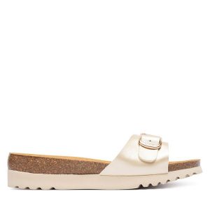 Klapki Scholl. Żółte klapki Scholl, bez wzorów, bez obcasa. Za 289,99 zł.