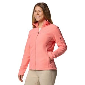 Polar turystyczny damski Fast Trek II Jacket. Fioletowe swetry klasyczne Columbia, s, z polaru, bez kołnierzyka. Za 169,00 zł.