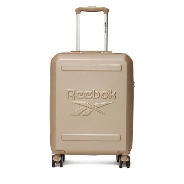 Walizka kabinowa Reebok. Brązowe walizki Reebok, bez wzorów. Za 259,99 zł.