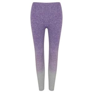 Legginsy Bezszwowe Damskie Fade. Fioletowe legginsy TOMBO, bez wzorów. Za 113,99 zł.