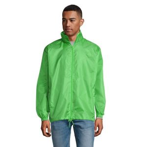 Kurtka Wiatrówka Unisex Dla Dorosłych. Szare kurtki SOL'S, m, bez wzorów, bez kaptura. Za 72,99 zł.