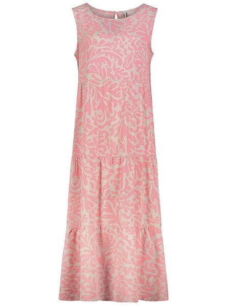 Sublevel Sukienka w kolorze jasnoróżowo-białym rozmiar: L. Białe sukienki Sublevel, na co dzień, l, bez wzorów, z wiskozy, klasyczne, bez kołnierzyka, bez ramiączek, maxi, proste. Za 122,67 zł.