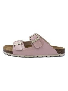 Billowy Klapki w kolorze jasnoróżowym rozmiar: 39. Różowe klapki Billowy, bez wzorów, z otwartym noskiem, bez obcasa. Za 65,54 zł.