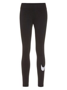 Nike Sportswear Legginsy w kolorze czarnym rozmiar: S. Czarne legginsy Nike Sportswear, bez wzorów, z podwyższonym stanem. Za 140,53 zł.