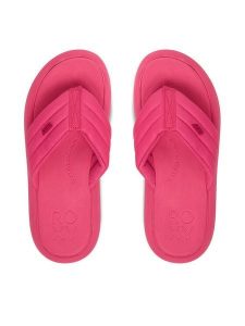 Roxy Japonki CEOWB-3CK003 Różowy. Czerwone klapki Roxy, bez wzorów, ze skóry, bez obcasa. Za 129,99 zł.