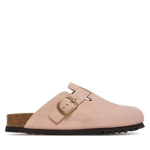 Klapki Scholl. Czerwone klapki Scholl, bez wzorów, bez obcasa. Za 249,99 zł.