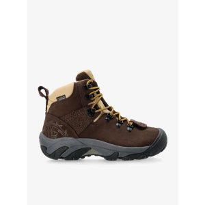 Buty trekkingowe damskie Keen Pyrenees. Brązowe buty trekkingowe Keen, bez zapięcia. Za 508,99 zł.