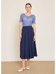 BGN Spódnica w kolorze granatowym rozmiar: 36. Niebieskie spódnice BGN, na imprezę, bez wzorów, midi. Za 121,99 zł.