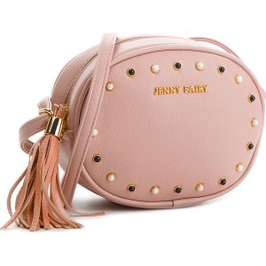 Torebka JENNY FAIRY - RC13643 Różowy Jasny. Czerwone torebki klasyczne marki Jenny Fairy, ze skóry ekologicznej. Za 59,99 zł.