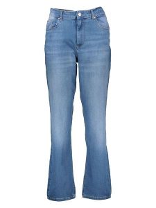 ONLY Dżinsy - Regular fit - w kolorze niebieskim rozmiar: 48/L32. Niebieskie jeansy ONLY, z aplikacjami, z bawełny, z podwyższonym stanem. Za 118,28 zł.