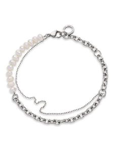 Paul Hewitt Bransoletka z perłami rozmiar: onesize. Białe bransoletki Paul Hewitt, z perłą, ze stali. Za 191,88 zł.