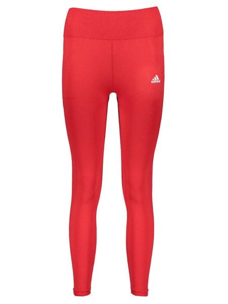 Adidas Legginsy sportowe "Aeroready" w kolorze czerwonym rozmiar: XS. Czerwone legginsy ADIDAS, bez wzorów. Za 74,28 zł.