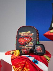 Zestaw szkolny: plecak, lunchbox i bidon 3 pack Cars - wielobarwny. Plecaki Sinsay. Za 39,99 zł.
