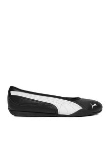 Puma Baleriny C-CATCH SOLEIL BALLERINA 40464202 Czarny. Czarne balerinki Puma, bez wzorów, ze skóry, bez obcasa, bez zapięcia. Za 249,99 zł.