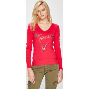 Guess Jeans - Sweter. Swetry klasyczne marki Guess Jeans. W wyprzedaży za 179,90 zł.
