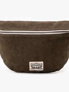 Levi's Saszetka w kolorze khaki - 27 x 18 x 2,5 cm rozmiar: onesize. Brązowe nerki i saszetki Levi's®, bez wzorów, z bawełny. Za 72,95 zł.