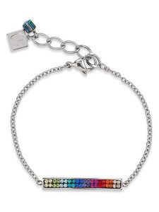 COEUR DE LION Bransoletka z kryształami rozmiar: onesize. Szare bransoletki COEUR DE LION, z kryształem, ze stali. Za 130,99 zł.