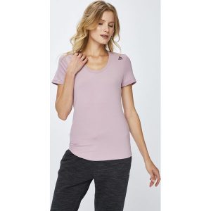 Reebok - Top. T-shirty marki Reebok. W wyprzedaży za 79,90 zł.