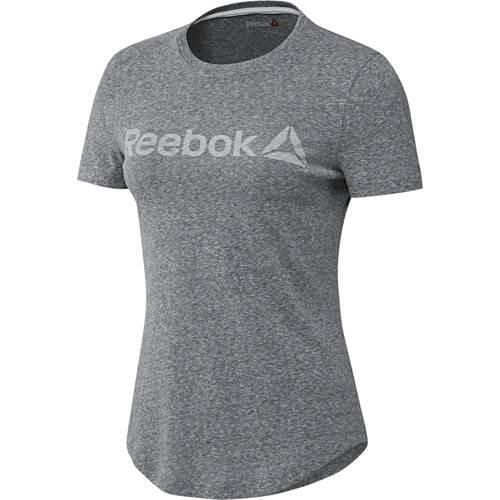 Koszulka sportowa damska Reebok EL Prime Group Tee. Szare koszulki sportowe Reebok, bez wzorów, bez ramiączek. Za 111,00 zł.