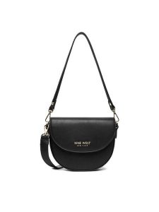 Nine West Torebka CEO-ZOE-S23806 Czarny. Czarne torebki klasyczne Nine West, bez wzorów, z materiału, bez dodatków. Za 189,99 zł.