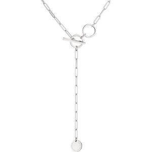 Liebeskind Naszyjnik z elementem ozdobnym - dł. 47 cm rozmiar: onesize. Szare naszyjniki Liebeskind, ze stali. Za 168,06 zł.