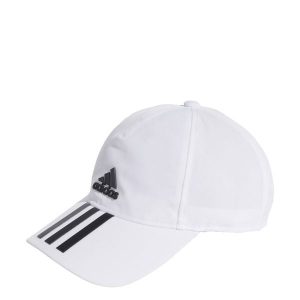 Czapka z daszkiem adidas Aeroready 3-Bandes. Białe czapki ADIDAS, bez wzorów, sportowe. W wyprzedaży za 92,00 zł.