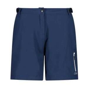 Szorty damskie z wewnętrzną dzianinową bielizną CMP Free. Niebieskie szorty CMP, bez wzorów, z dzianiny. Za 305,70 zł.