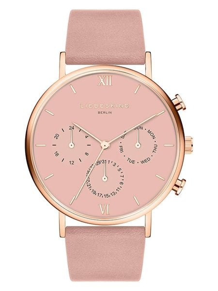 Liebeskind Chronograf w kolorze różowozłoto-jasnoróżowym rozmiar: onesize. Różowe, analogowe zegarki Liebeskind. Za 418,69 zł.