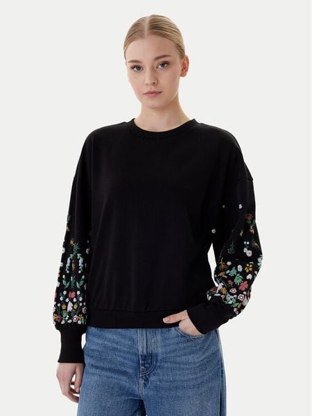 ONLY Bluza Brooke 15216364 Czarny Regular Fit. Czarne bluzy ONLY, l, bez wzorów, z syntetyku, bez kaptura. Za 89,99 zł.