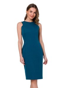 Stylove Sukienka w kolorze morskim rozmiar: S. Niebieskie sukienki Stylove, s, bez wzorów, bez kołnierzyka, bez ramiączek, midi. Za 249,76 zł.