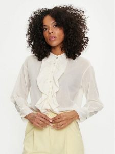 Dixie Koszula C239J017A Écru Regular Fit. Koszule Dixie, m, bez wzorów, z bawełny, bez kołnierzyka, bez ramiączek. Za 289,99 zł.