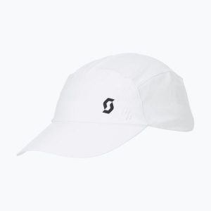 Czapka z daszkiem SCOTT Endurance. Białe czapki Scott, bez wzorów, z elastanu. Za 109,99 zł.