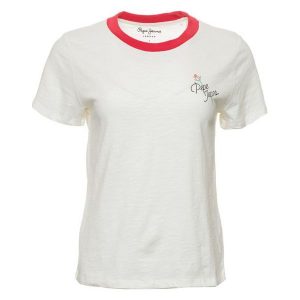 Pepe Jeans T-Shirt Damski Rachel, M, Kremowy. T-shirty marki Pepe Jeans. Za 169,00 zł.