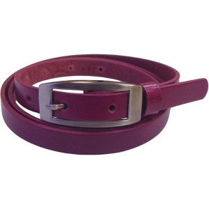 N.Ties Magenta Panie Skórzany Pas okd15001 (Długość Taśmy 85 Cm). Rajstopy i pończochy marki N.Ties. W wyprzedaży za 69,00 zł.