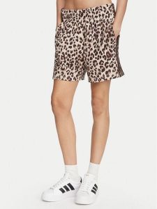 Adidas Szorty sportowe Seasonal Essentials Animal Print KH1551 Beżowy Regular Fit. Brązowe spodenki sportowe ADIDAS, m, bez wzorów, z syntetyku. Za 179,99 zł.