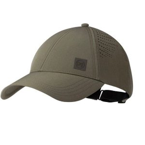 Czapka z daszkiem Summit Cap Thundra Khaki UPF 50. Zielone czapki Buff, bez wzorów, z materiału, sportowe. Za 109,99 zł.