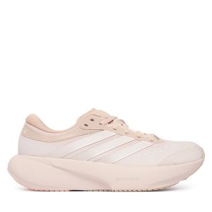 Buty do biegania adidas. Brązowe buty sportowe ADIDAS, bez wzorów, bez zapięcia, do biegania. Za 489,99 zł.