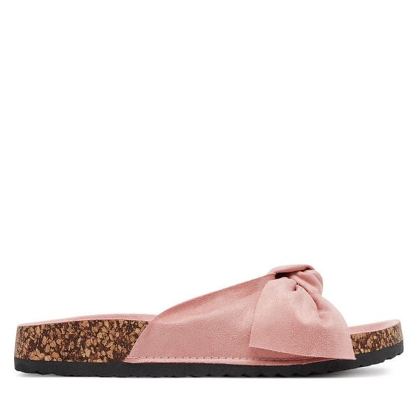 Klapki DeeZee. Czerwone klapki DeeZee, bez wzorów, bez obcasa. Za 71,99 zł.