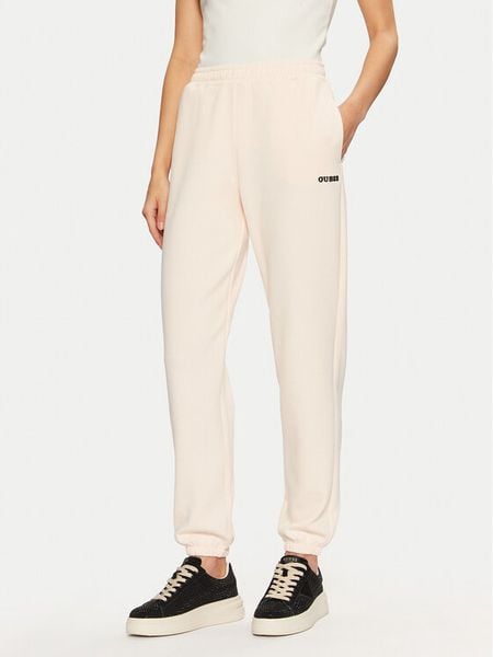 Guess Spodnie dresowe V5RB02 KCLD1 Écru Regular Fit. Spodnie dresowe Guess, m, z aplikacjami, z bawełny. Za 169,99 zł.