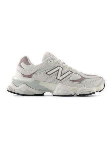 New Balance Skórzane sneakersy "9060" w kolorze szaro-jasnoróżowym rozmiar: 43. Różowe trampki New Balance, bez wzorów, z materiału, bez zapięcia. Za 549,06 zł.